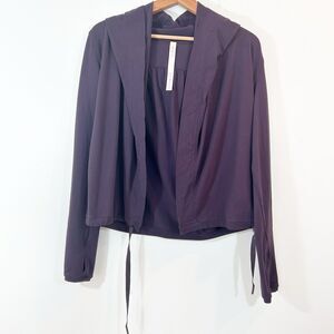 Lululemon Ready To Rulu Wrap Hoodie Purple #W4AOKS Athletic Gym Yoga Workout Sz4